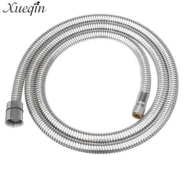 Xueqin G1/2 1.5m Stainless Steel Double Interlocked Bath Spray Hose Showerhead Pipe Plumbing Hose Bathroom Shower Hose Flexible