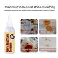 30ml Multi-purpose Rust Remover For Car Clothes Cleaner Fabric Rust Stain Remover Waterless Clothing Cleansing Foam Spray