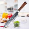Sapele Wood Handle Handmade Damascus chef knife
