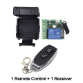 433MHz Universal Wireless Remote Control DC 10V-14V 12V 1CH RF Relay Receiver Module RF Switch 2 Button Remote Door Garage Opene