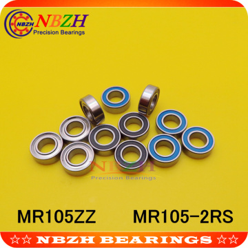 Free Shipping MR105ZZ MR105-2RS SMR105ZZ SNR105-2RS 5X10X4 mm Deep groove Ball Bearings MR105 / L-1050 ZZ MR105 RS MR105-2RS