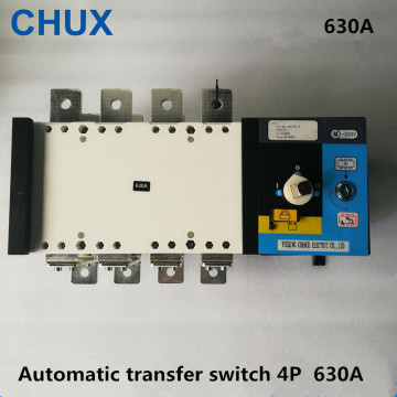 4P 630A Dual Power Automatic Transfer Switch PC Grade 380v 3 phases Circuit Breaker Isolation type 630A ATS