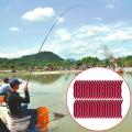 50pcs/lot Soft Lure Fishing Simulation Earthworm red Worms Artificial Fishing Lure Tackle Lifelike Fishy Smell Lures Pesca 8