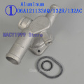 Aluminum alloy cooling pipe thermostat package for V W Golf Jet ta 2.0 L4 99-06 06A 12133d 06a12133d 06a12133d 06a12