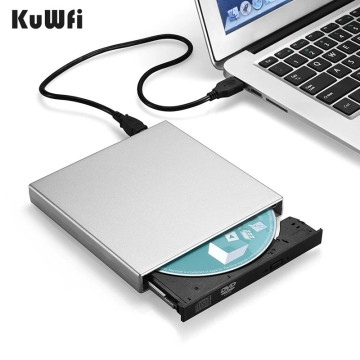 USB 2.0 DVD-ROM CD RW CD-ROM player External DVD Optical Drive Recorder Portable for Macbook Laptop Computer pc Windows 7/8