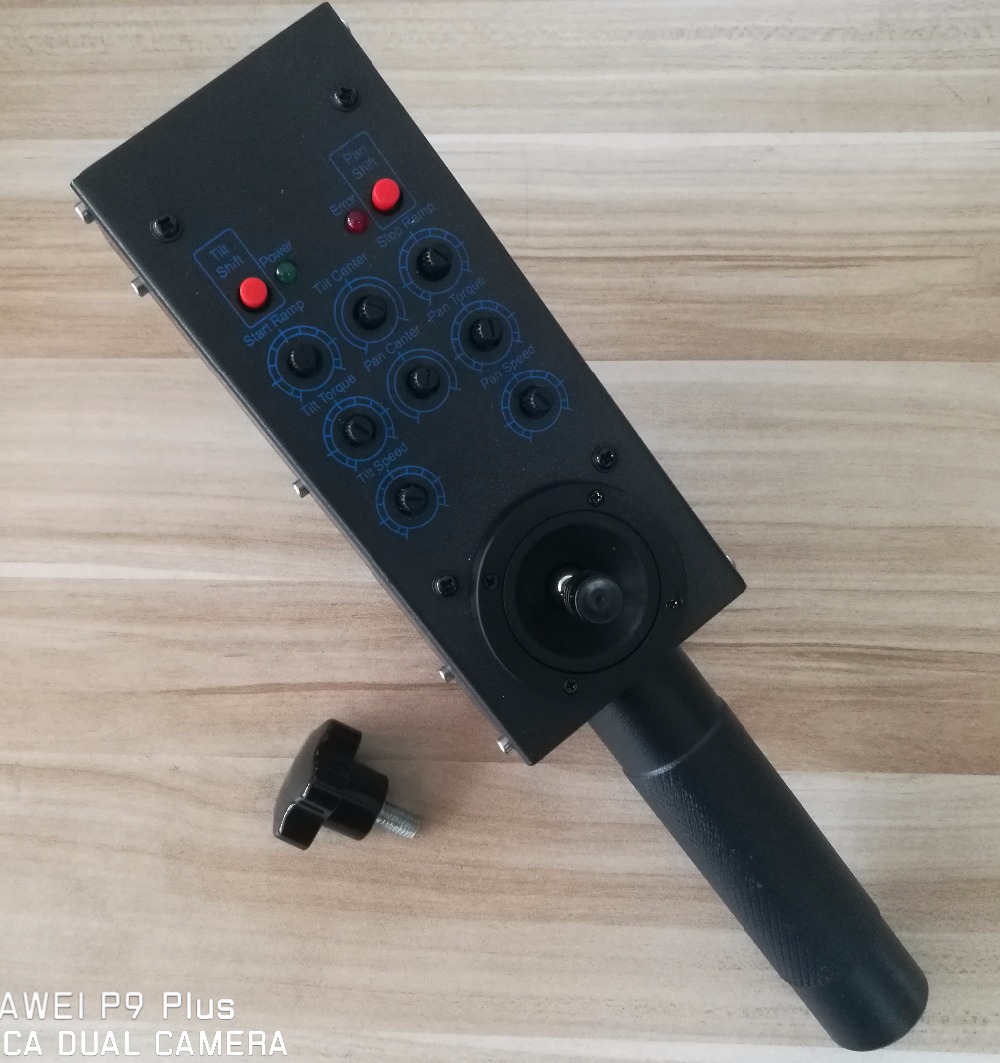 2 Axis Remote Pan Tilt Controller for Motorized Pan Tilt Head for Camera Jib Crane Arm