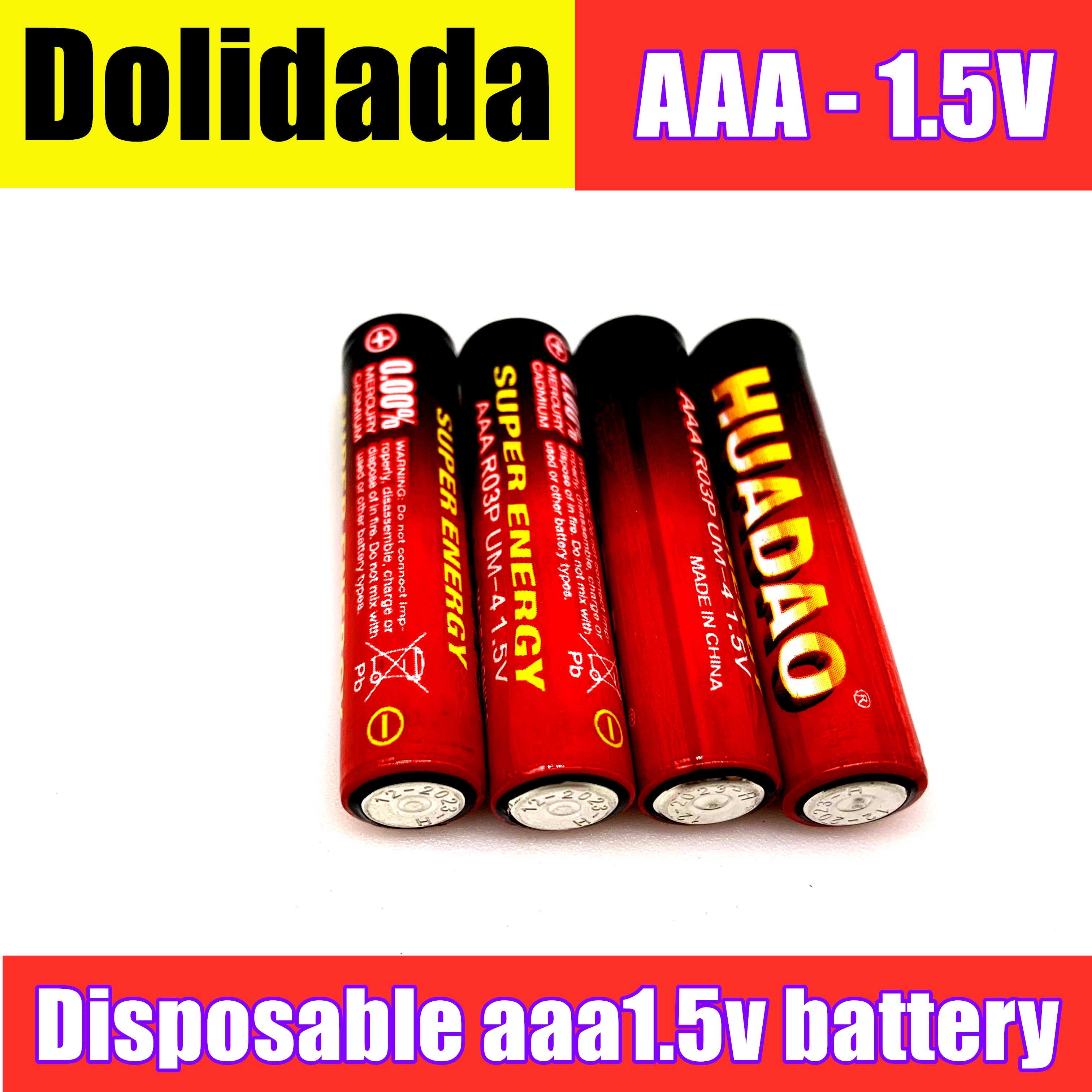 Disposable battery1.5v Battery AAA Carbon Batteries Safe Strong explosion-proof 1.5 Volt AAA Battery UM4 Batery No mercury