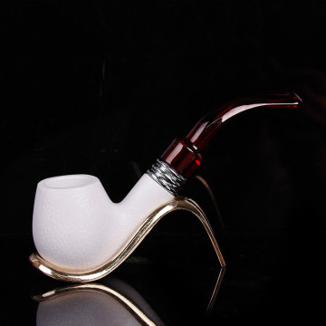 High Quality Smoking Tobacco Pipe Meerschaum Cigar Sepiolite Pipes Best Gift for Friend