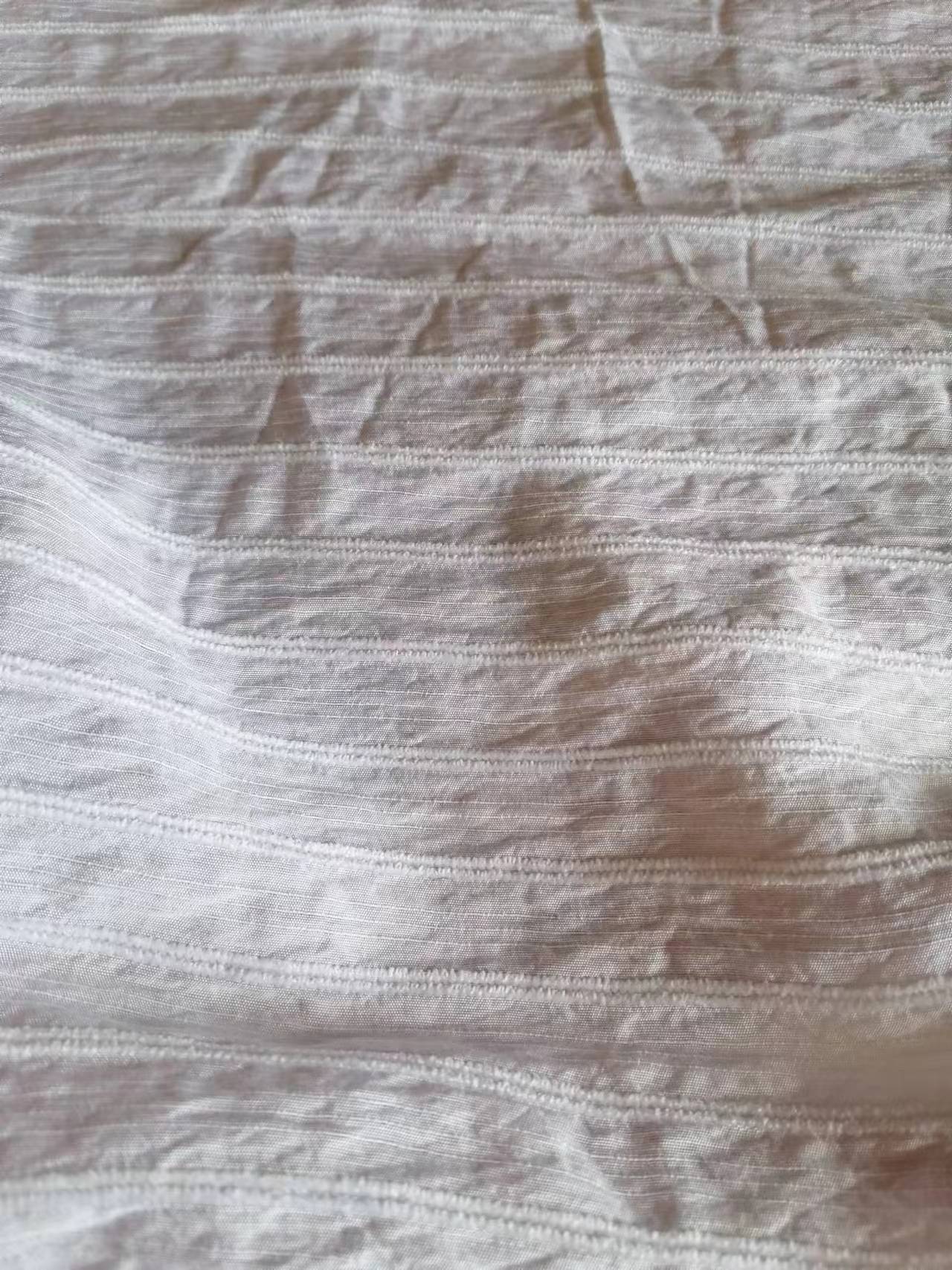 rayon nylon dobby plain dyed fabric