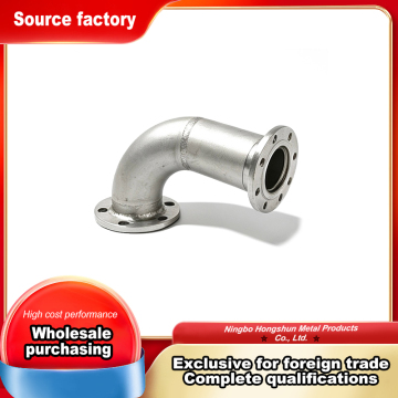 Rail Vehicle 90 Degree Double Flange Elbow