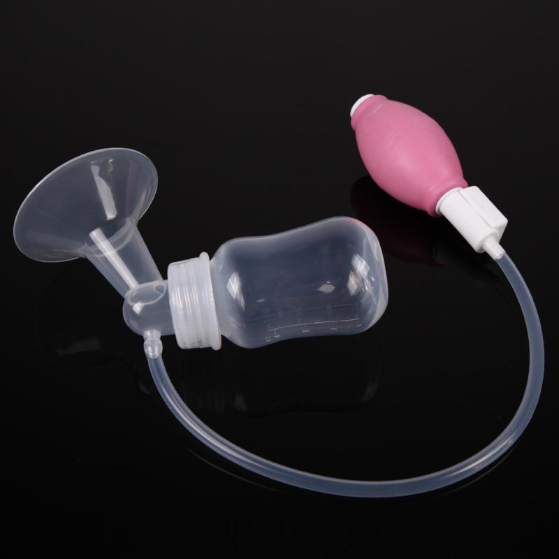 Silicone Nursing Feeding Breastfeeding Breast Milk Pumps Baby Nipple Suction Reliever Nursing Strong Sucking Manual Breast Pump