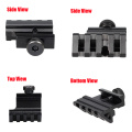 Tactical Hunting Curve Underside Lead Rail DIY Rifle/Scope Picatinny /Weaver Adapter Mount Base 100mm with Screws 1-0014