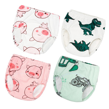Baby Diapers Reusable Nappies Baby Cloth Diapers Washable Infants Children Baby Cotton Training Pants Nappy Panties