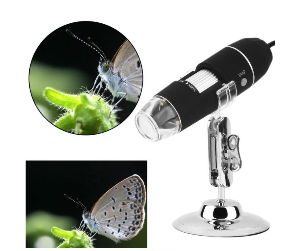 USB Electronic Handheld Microscope LED Illuminated 1000X Digital Magnifying Glass Jewelry Coin Identify