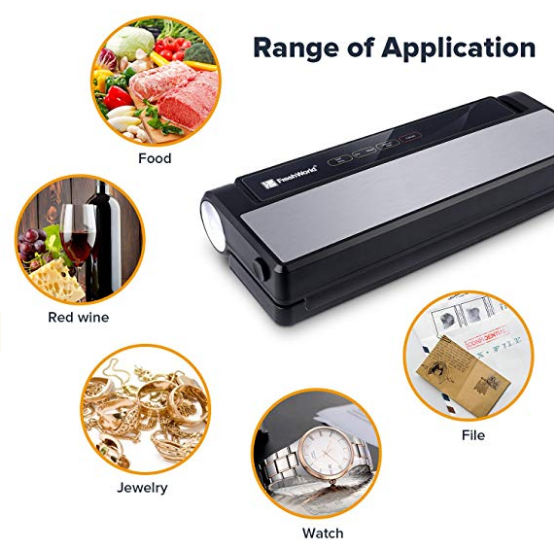 Film Sealer Vacuum Packer Saver Storage Automatic Black Household Best Food Packaging Sealing Packing Machine 220v 110v Vakum