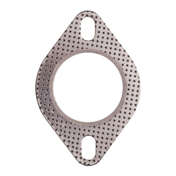 Aluminum 2.3 inch 58mm Car Engine Exhaust Gasket Downpipe Flange Universal Exhaust Pipe Gasket with two holes#279967