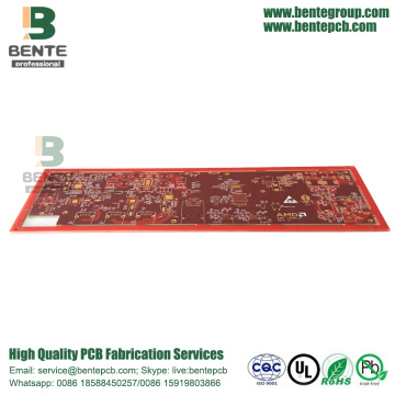 IT180 Multilayer PCB Thick Gold 6 Layers PCB ENIG 3U"