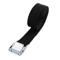 New 6M*25mm Black Tie Down Strap Strong Ratchet Belt Luggage Bag Cargo Lashing With Metal Buckle Dropshipping