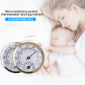 1pcs Wall Mounted Thermometer Hygrometer Mini Humidity And Temperature Meter Gauge For Household Portable Thermometer Hygrometer