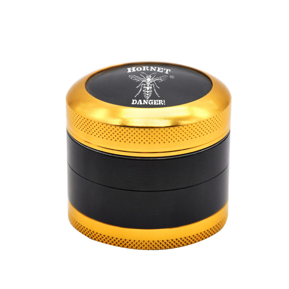 HORNET Grinder Herbal Spice Crusher Is Equipped With A Small Scraper Aluminum Smoke Crusher Tobacco Grinder Smoking Accessories