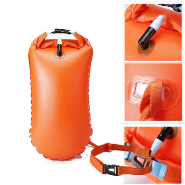 Inflatable Swim Buoy Floating Bag 2020 New Safety Float Waterproof Bag River Lake Swimming Sports Storage Safety Lifesaving Bag