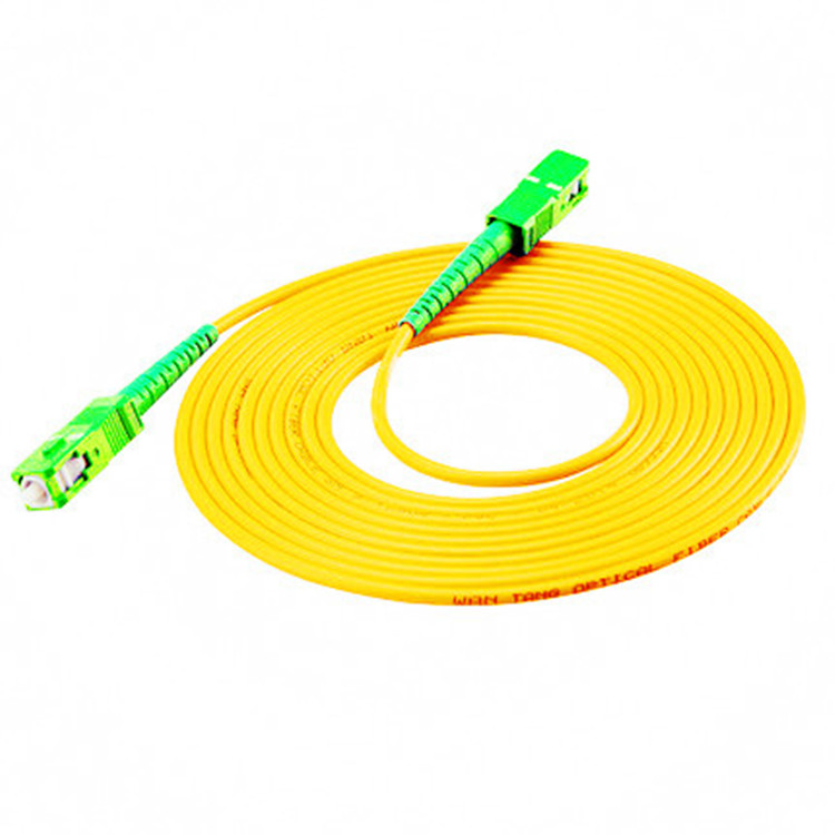 10PCS/lot SC /APC Simplex singlemode fiber optic patch cord Cable 2.0mm or 3.0mm LSZH Fiber Optic Patch Cord For CATV Network