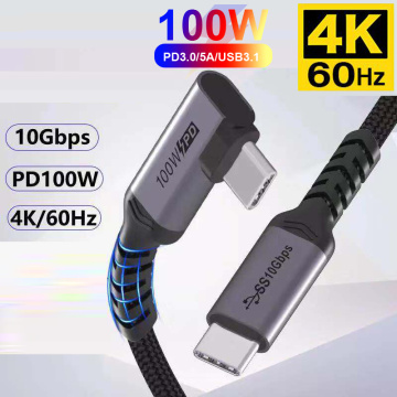 UTBVO PD 100W Cable USB 3.1 Gen2 10Gbps Cable QC 4.0 Type C USB C Cable PPS E-MARK Power Delivery for MacBook Pro