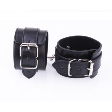 Newest PU Leather Handcuffs,Sex Bondage Restraints Wrist Hand Cuffs Product,Adult Game Toys for Women&Men