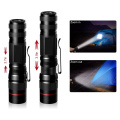 ZHIYU Portable XPE UV Flashlights LED White Ultraviolet Light Torch 3 Modes Zoom Flash Light Mini Pen Clips Pocket Lamp Lantern