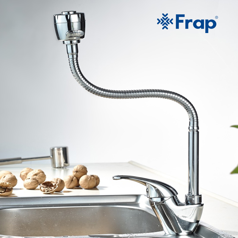 FRAP 1set Top Quality water kitchen faucet taps brass kitchen mixer water tap 360 hot and cold kitchen sink faucet taps F4303
