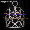 10inch Shamrock Clover Crowns Crystal Big Crowns