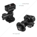 Universal Adjustable Cold Hot Shoe Mount Adapter with 1/4" Screw for Viltrox and other Brands LED Light Video Monitor