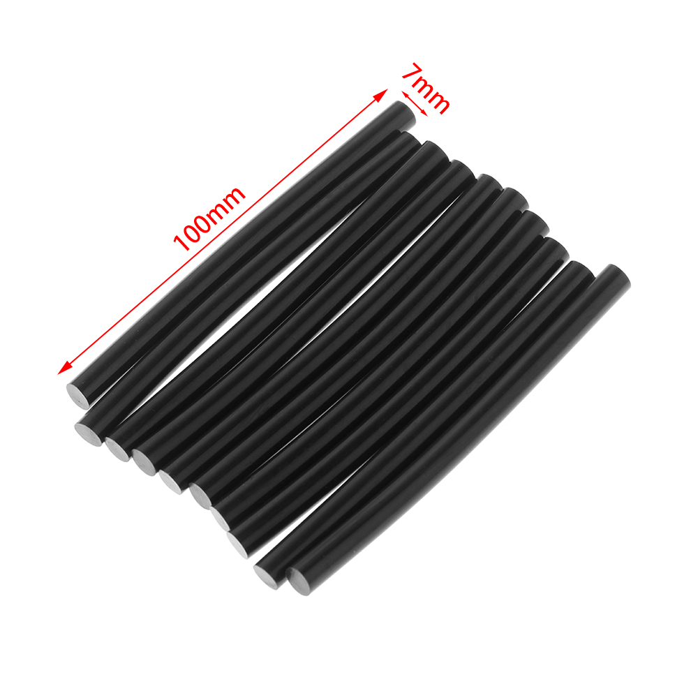 10Pcs/Set Black Melt Glue Sticks Paintless Dent Repair Puller Car Body Hail Removal DIY Repair Tool