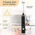 Portable USB Charger Electric Milk Frother Egg Beater Whisk Drink Mixer for Coffee, Milk, Cappuccino, Egg Beating