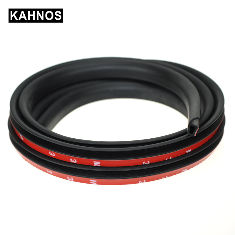 P Type Car Door Rubber Seal Strips Noise Insulation Auto Door Sealing Strip Weatherstrip Anti-dust Rubber Door Seals