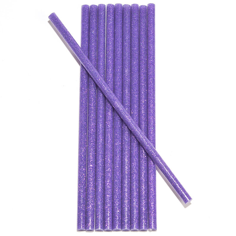 20pcs/Set Purple 7x200MM Hot Melt Glue Sticks 7mm For Electric Glue Gun Craft DIY Hand Repair Accessories Adhesive Sealing Stick