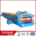 Double layer roof sheet and step tiles machine