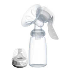Double Breast Pumps Powerful Nipple Suction Manual Breast Pump With Baby Milk Bottle Cold Heat Pad Nippl