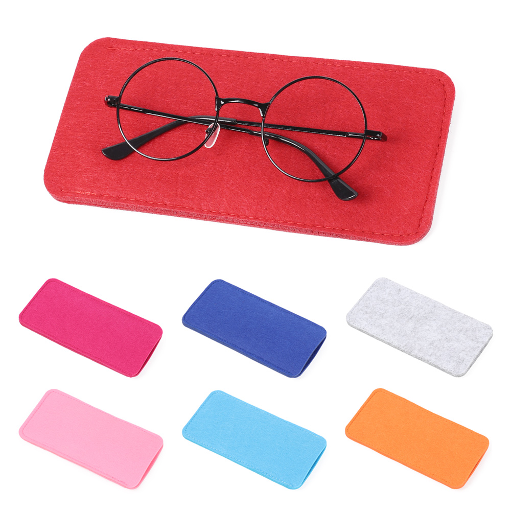 2020 New Soft Felt Cloth Reading Glasses Pouch Women Men Sunglasses Eyeglasses Sleeve Glasses Case Eyewear Protector Bag