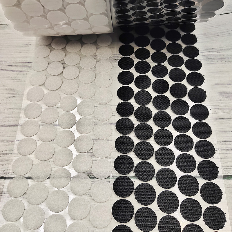 100Pairs Dots Self Adhesive Fastener Tape 10/15/20/25/30mm Velcros Adhesive Strong Glue Magic Sticker Round Coins Hook Loop Tape