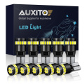 AUXITO 10x T10 W5W LED Canbus Car Light Bulb For Renault Duster Megane 2 Subaru Forester Legacy Kia KX5 K2 K5 Auto Interior Lamp