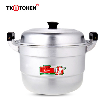 Double boilers Aluminum pan soup pot steamer cookware cooker commercial cooking tool stew pot dumpling food boiler household