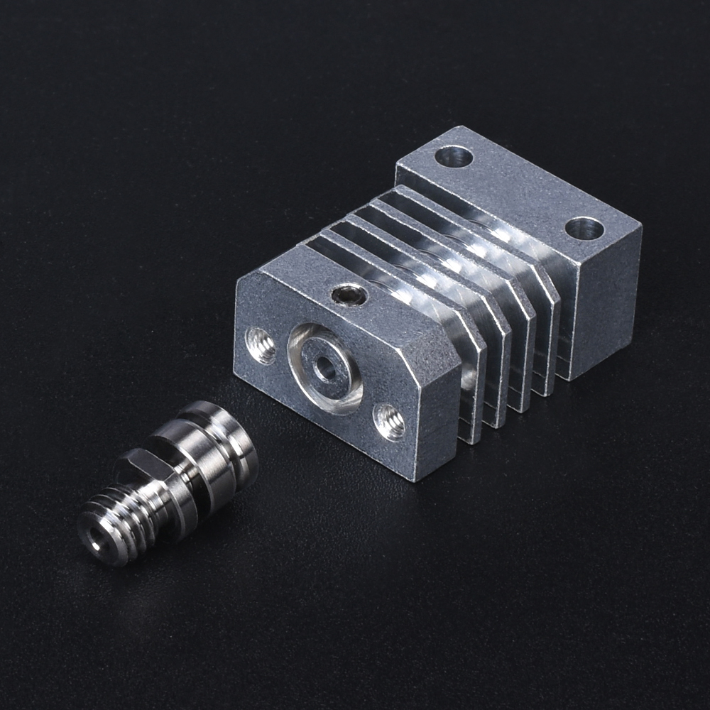 CR10 Hotend Heat Break Titanium Block Swiss CR10 Heatsink 3D Printer Parts For CR-10 Ender 3 Upgrade Kit MK8 Nozzle J-Head