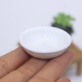 1 PC Cute Ceramic Soup Pot Sub White Dollhouse Accessories Miniature Candy Toy Scene Model