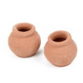 2Pcs/set Small Mini Terracotta Flower Pots Clay Ceramic Pottery Planter Cactus Flower Pots Succulent Nursery Pots Wedding Decors