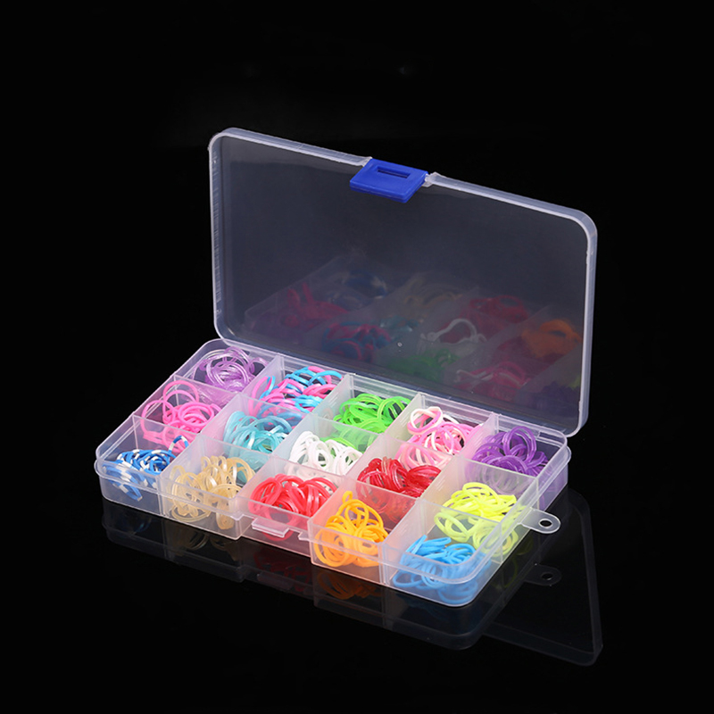 15 Grid Adjustable Storage Box Plastic Box Jewelry Accessories Box Parts Sorting Box Components Packaging Box Storage Case