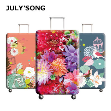 JULY'S SONG Elastic Thickest Travel Luggage Cover Suitcase Protective Case for Trunk Case Apply to 18''-32'' Suitcase Cover