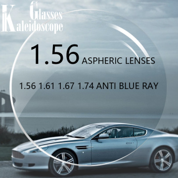 1.56 1.61 1.67 1.74 Aspheric Resin Lenses Anti Blue Light Len Customized Prescription Lens Myopia Lens Need Order with Frames