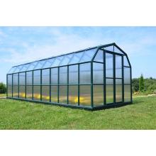 Pc garden greenhouse with plastic sheeting