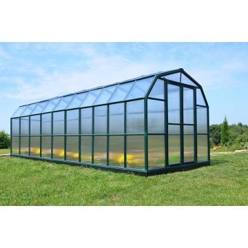 Pc garden greenhouse with plastic sheeting